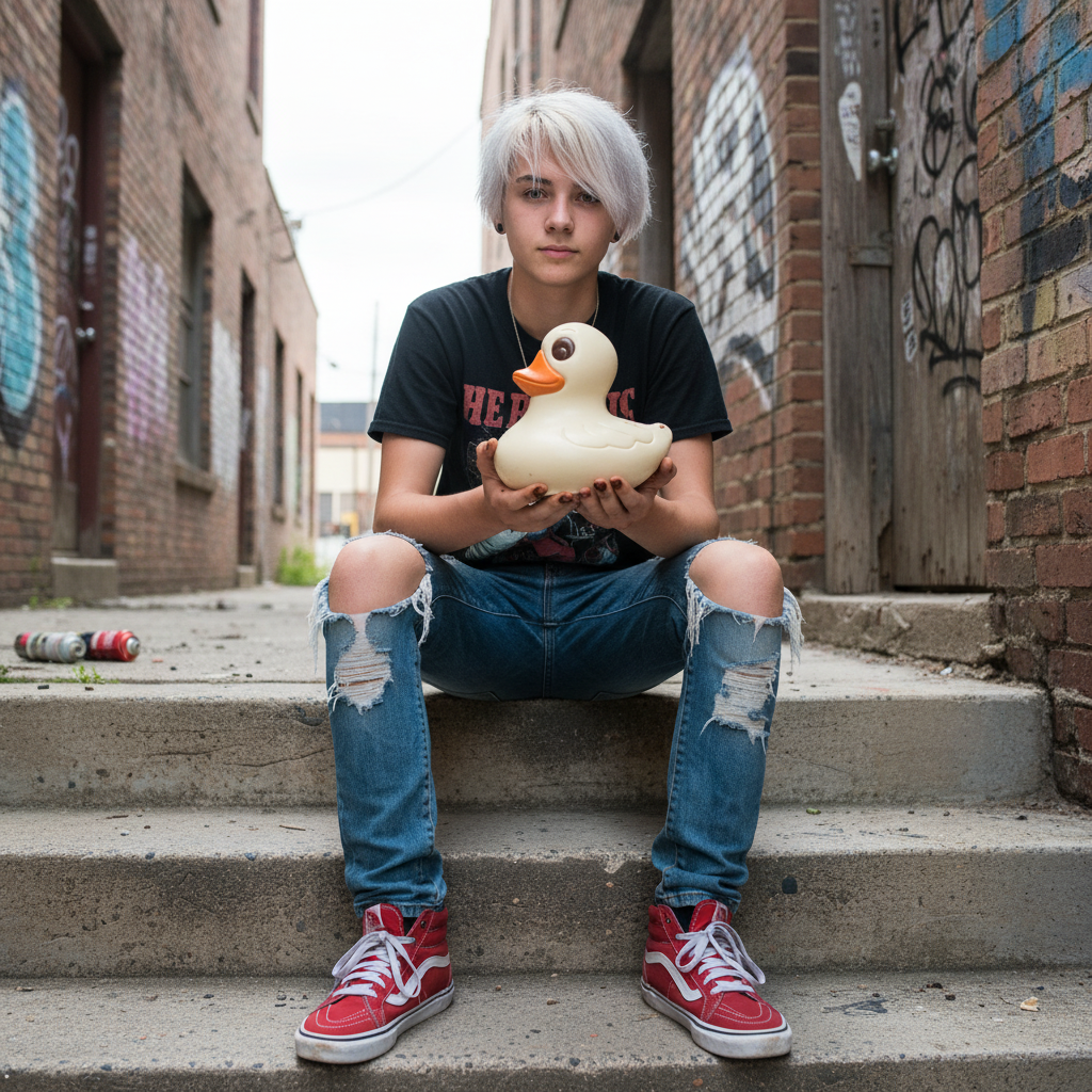 White chocolate duck 420g