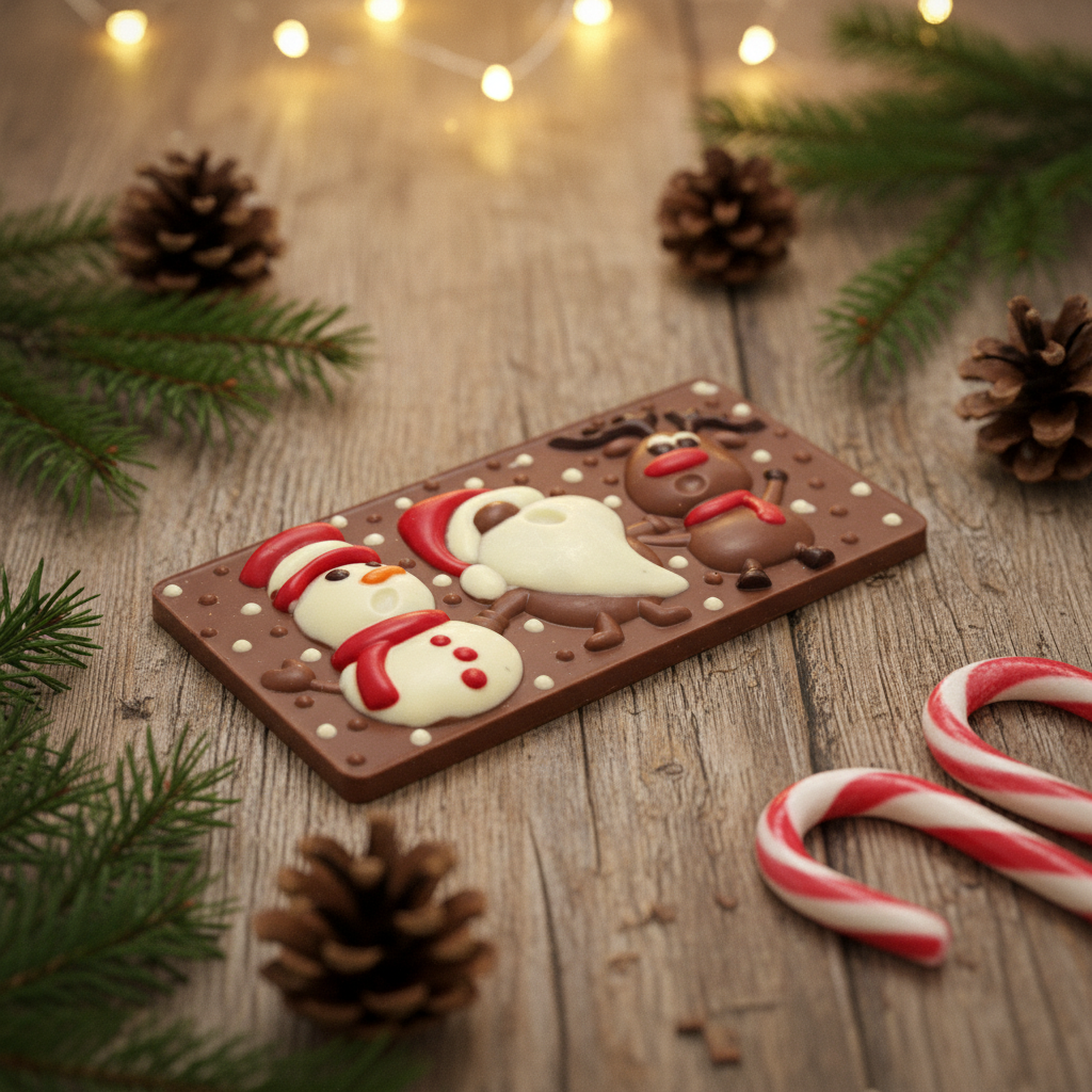 Tavoletta di cioccolato al latte Christmas Friends 100g