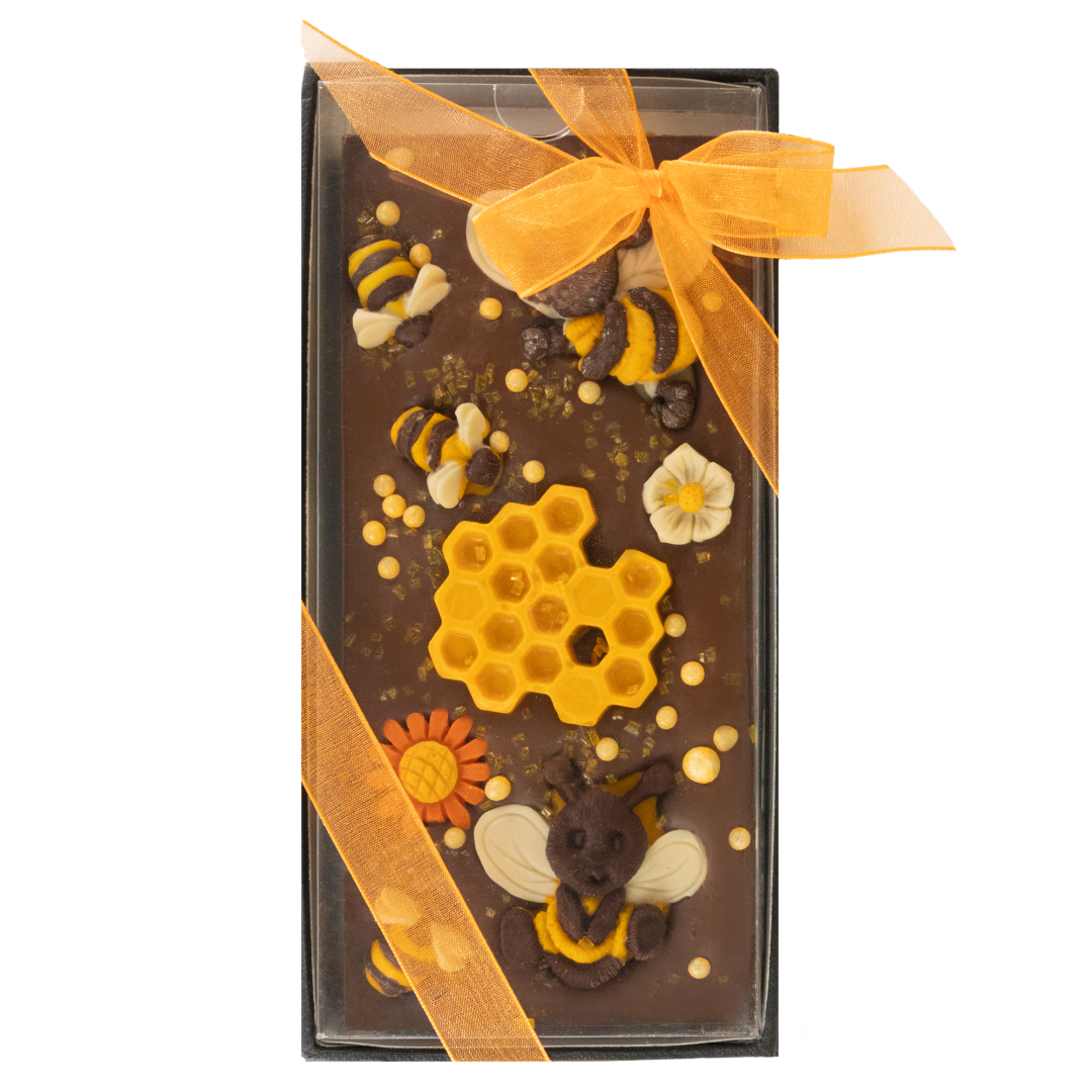 Milk chocolate bee bar 110g