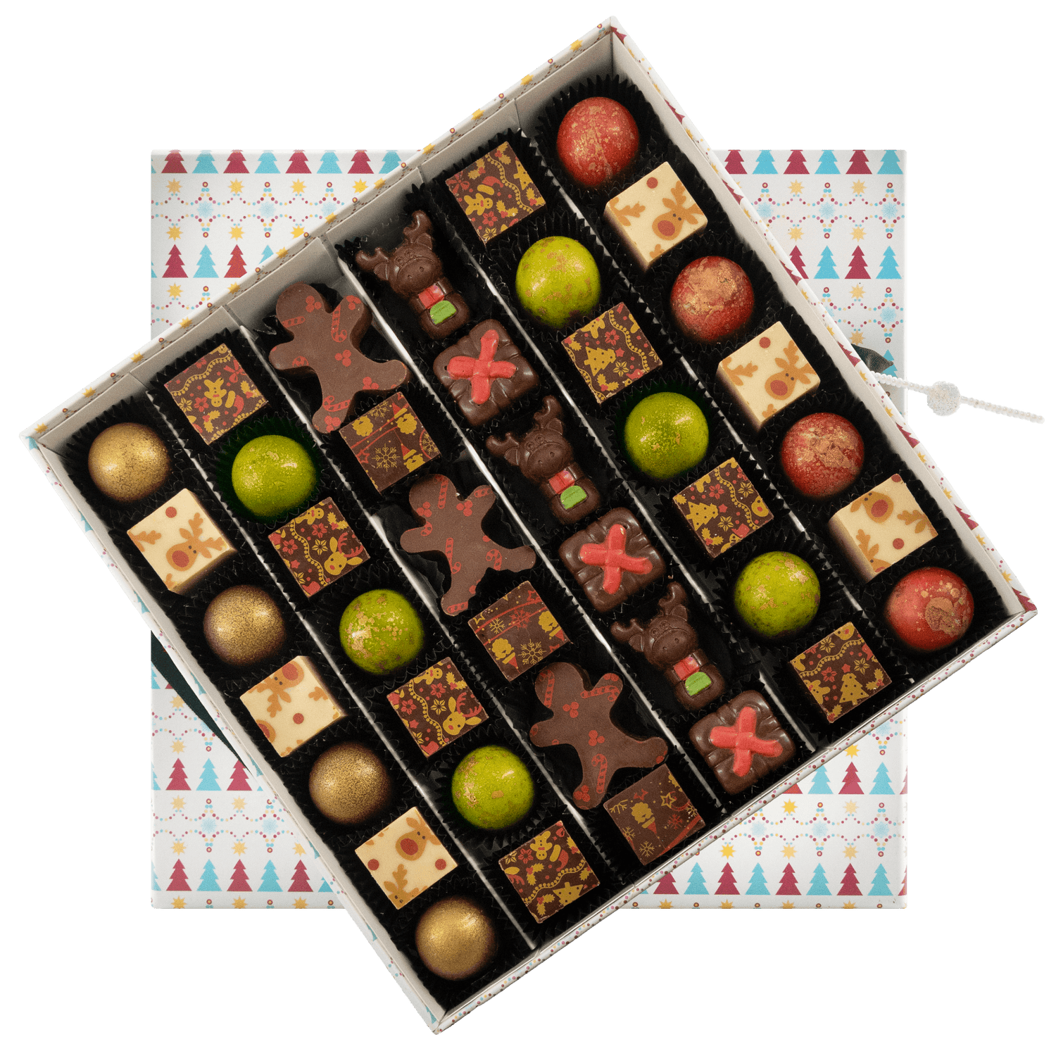 Caja de Navidad mi amigo el oso 40 pralinés 570g