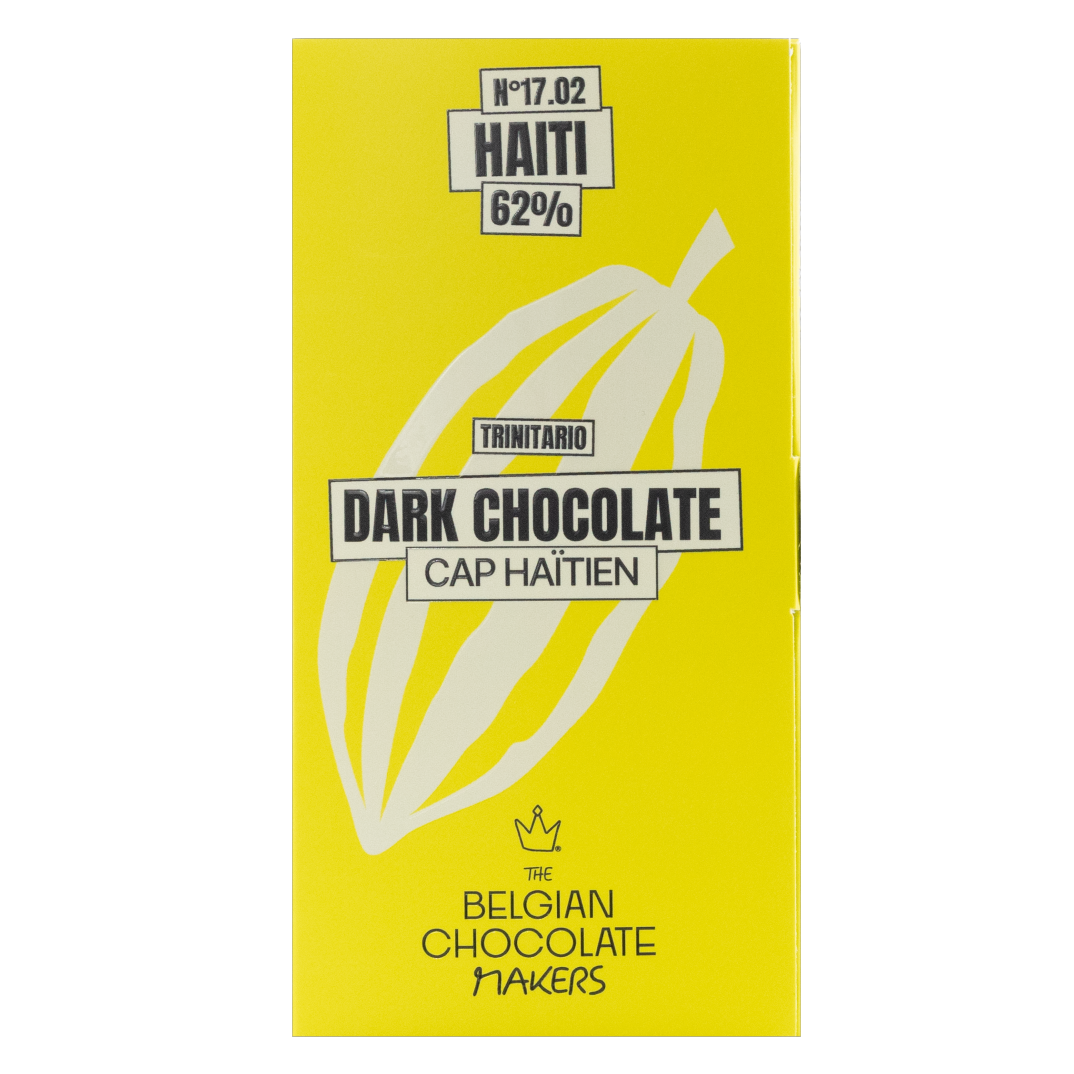 Tableta de chocolate origen Haïti Cap Haïtien 62%