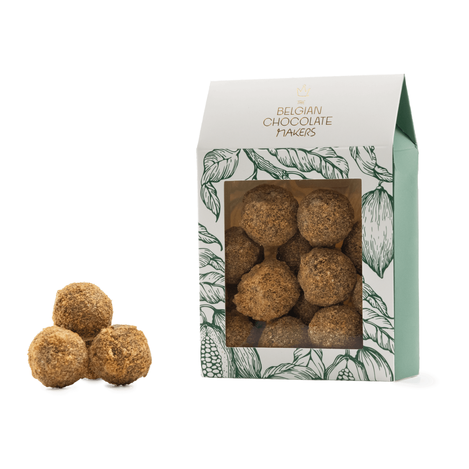 Bolsa de trufas belgas con cobertura de speculoos 160g