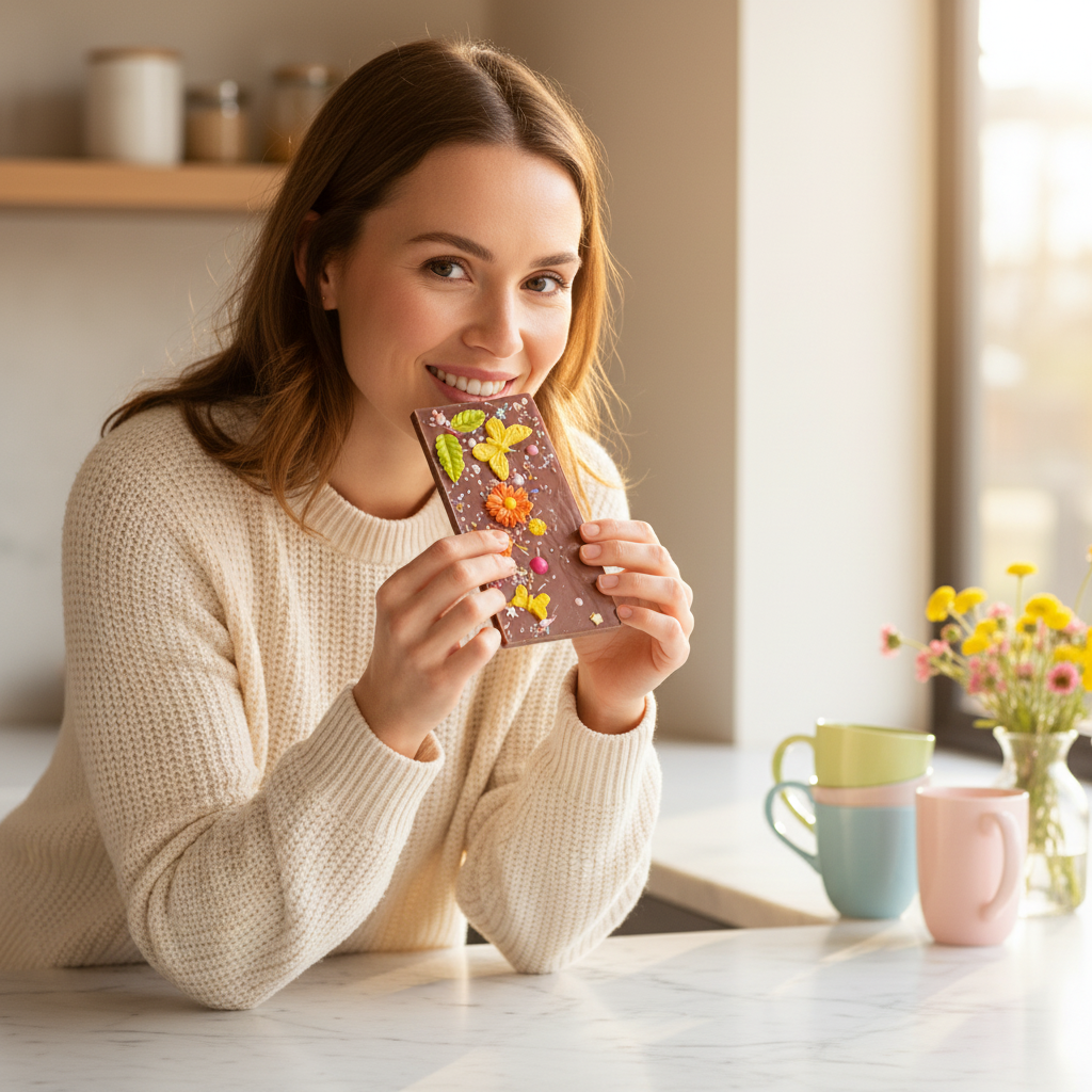 Milk chocolate spring bar 110g