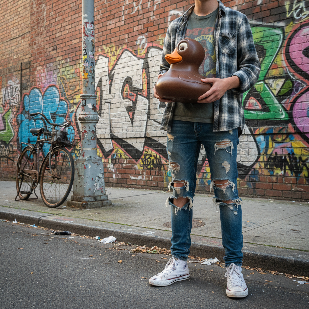 Pato de chocolate con leche 420 g