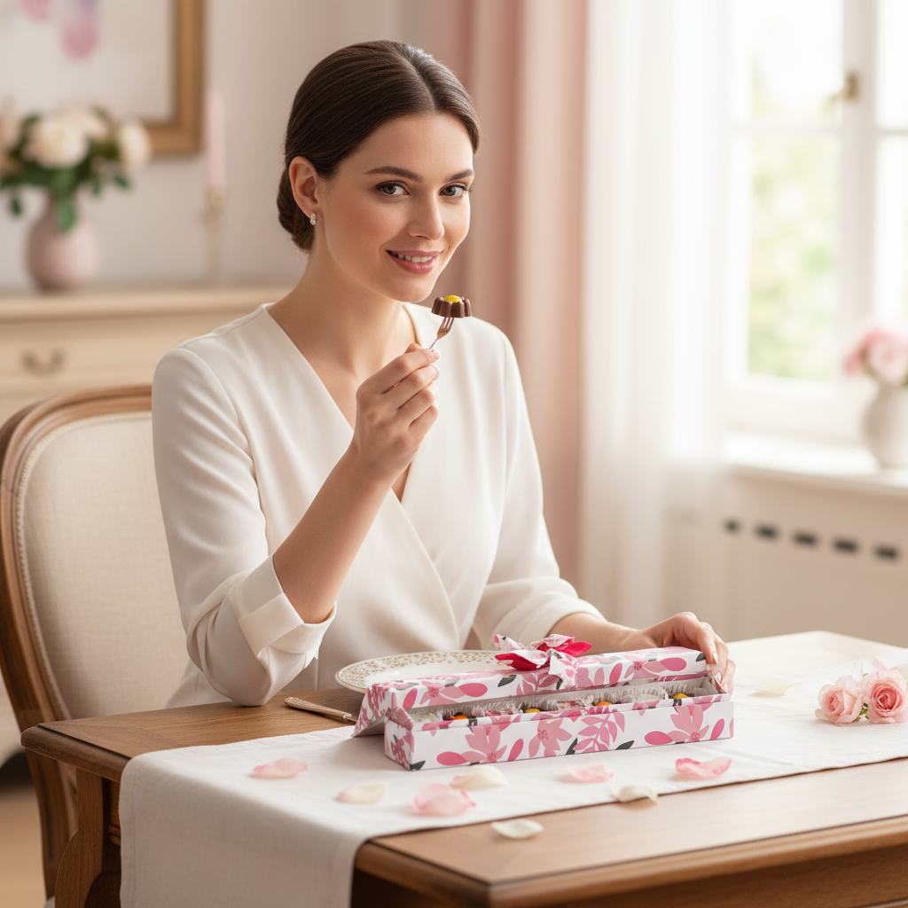 Spring doos van 7 pralines 135g