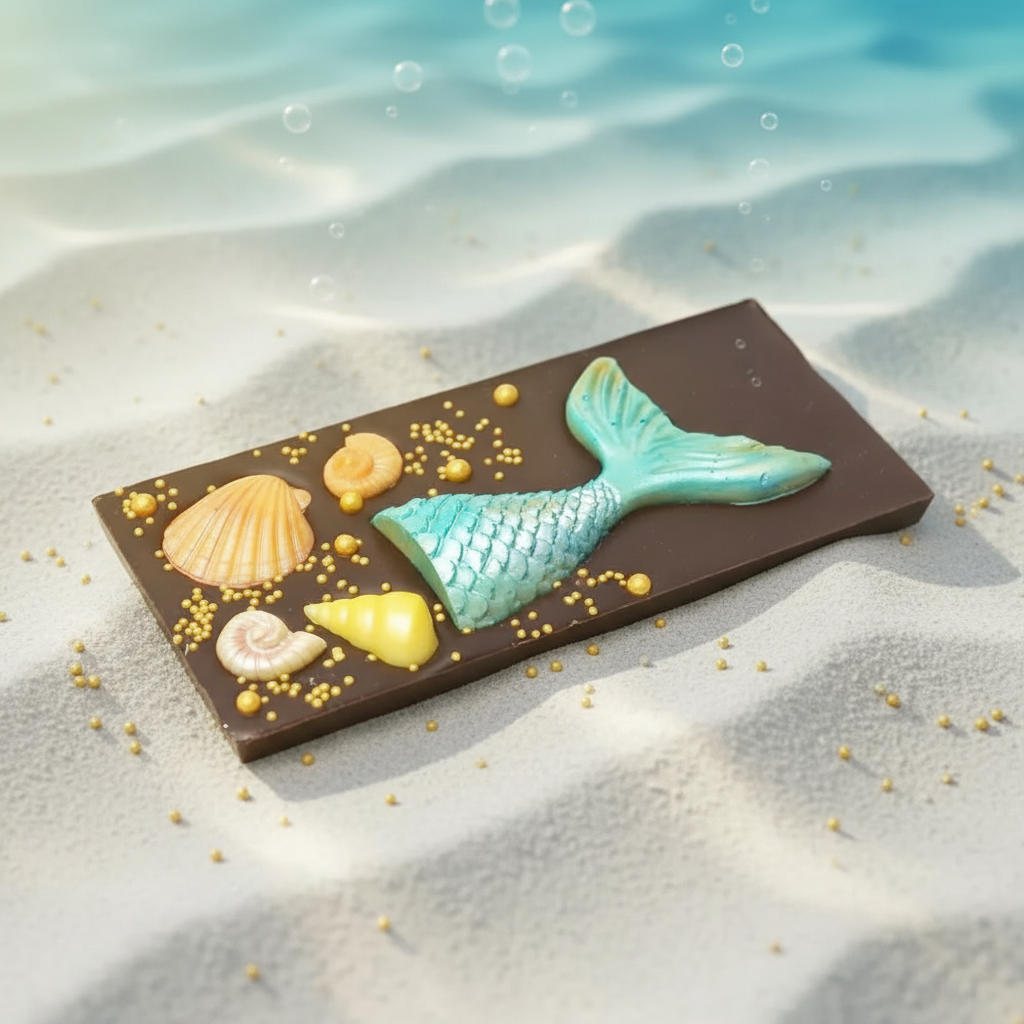 Dark chocolate mermaid bar 140g