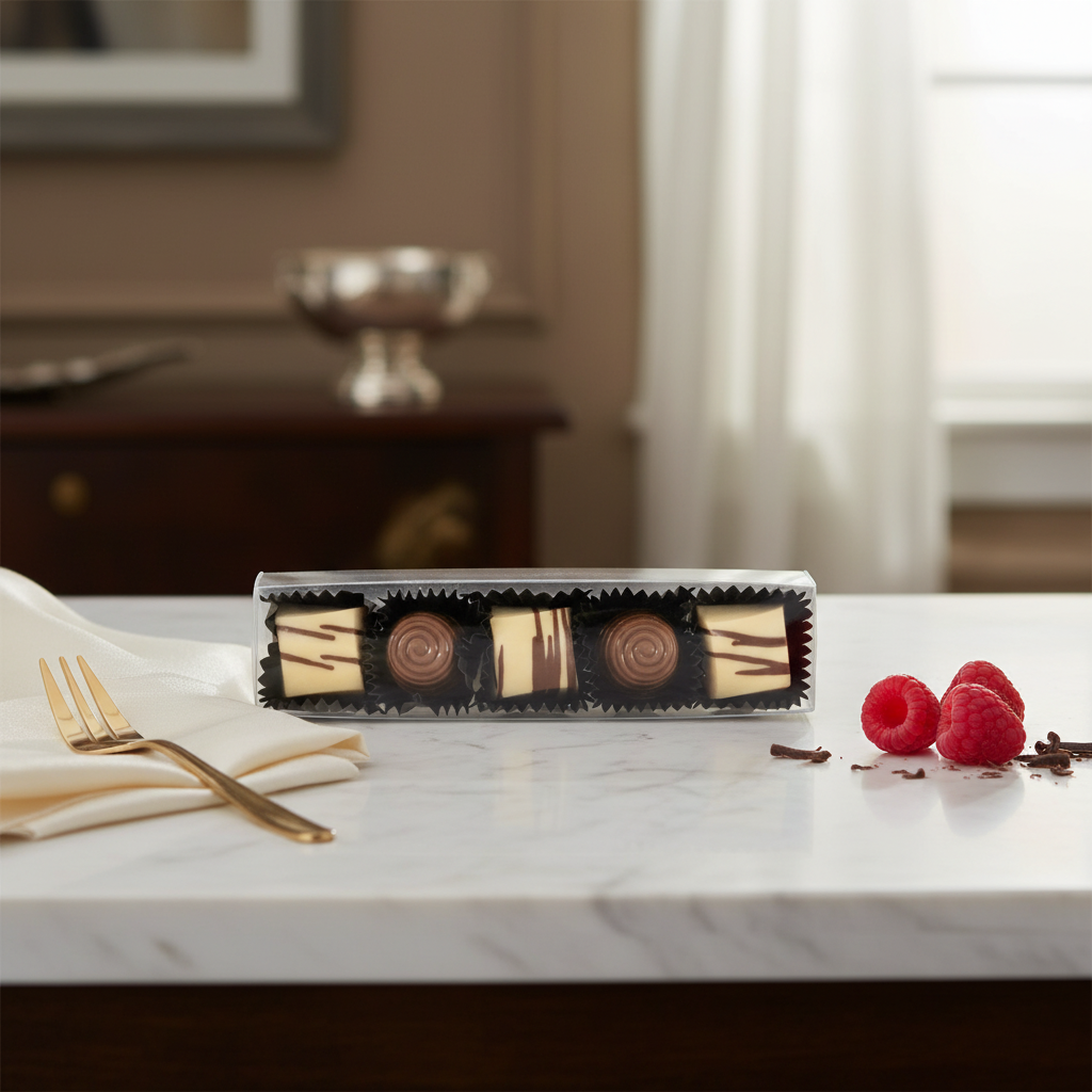 Bastoncino di caramello e praliné pralinato