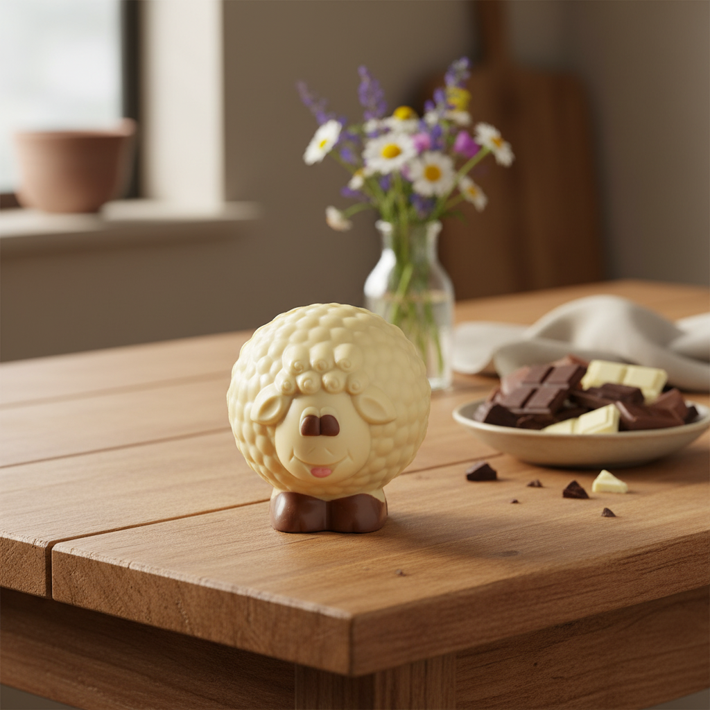 White chocolate sheep 130g