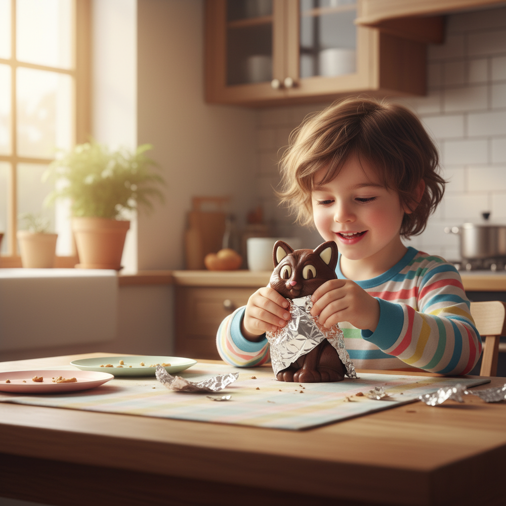 Milk chocolate cat 100g