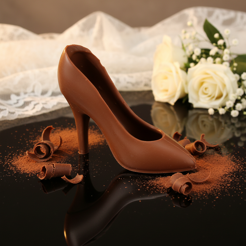 Milk chocolate high heel 65g