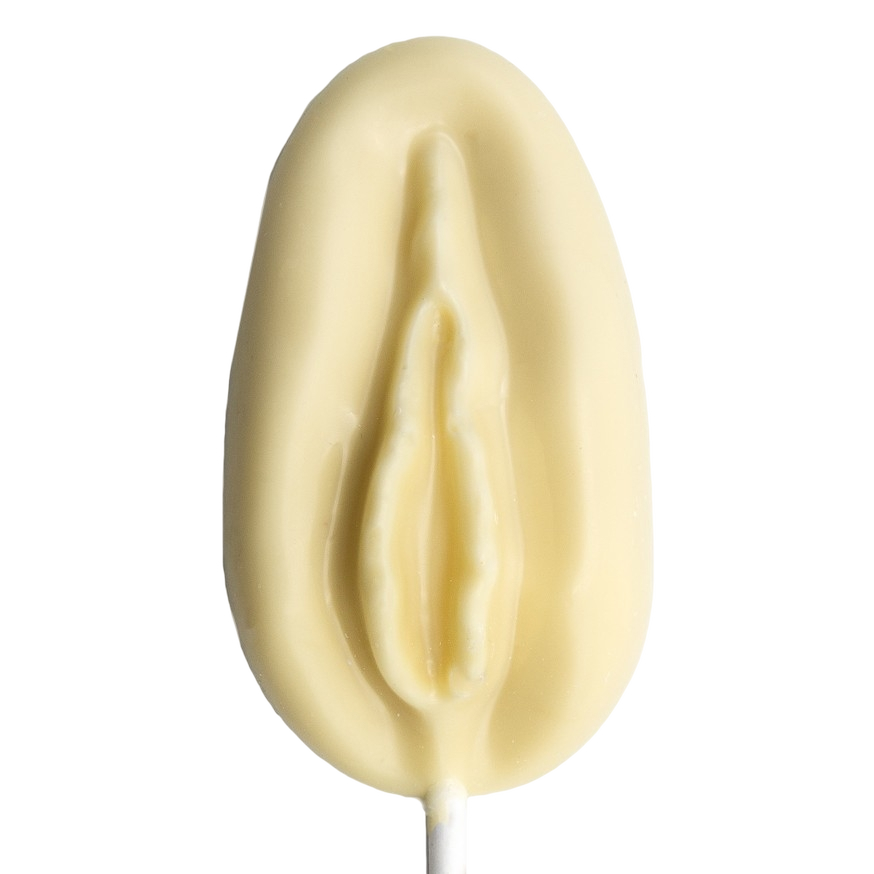 Golosina femenina juguetona de chocolate blanco 30g
