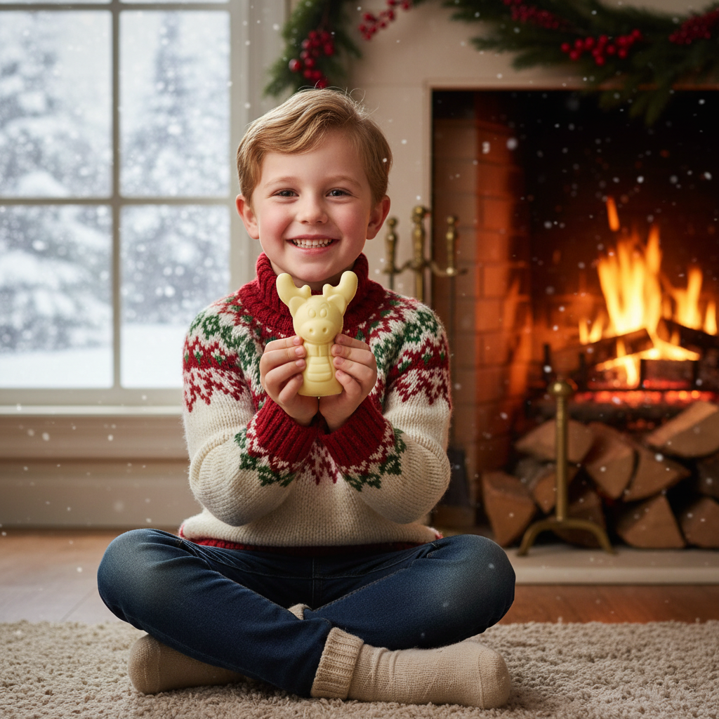 White chocolate reindeer 150g