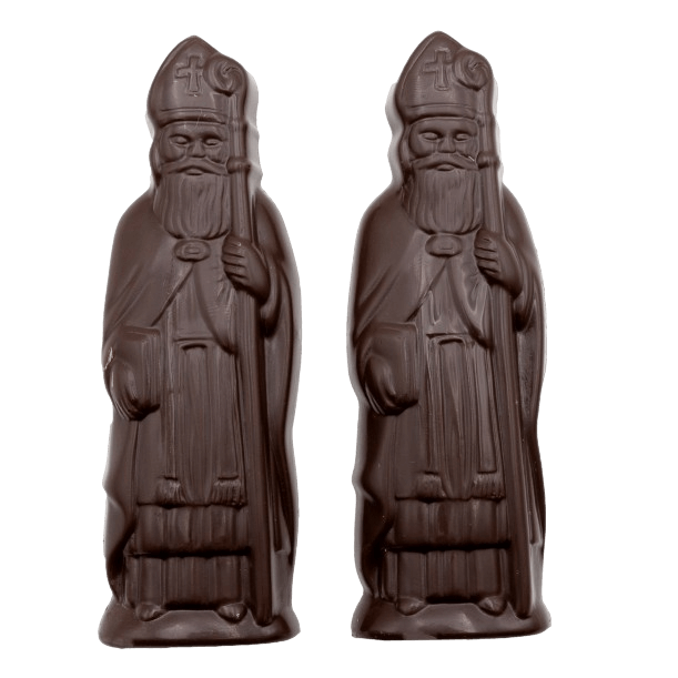 Caraques de Saint-Nicolas au chocolat noir 2x35g