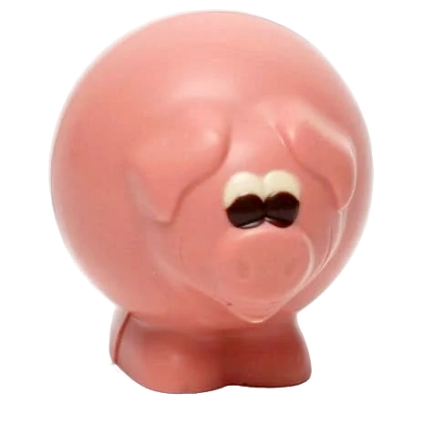 White chocolate pig 130g