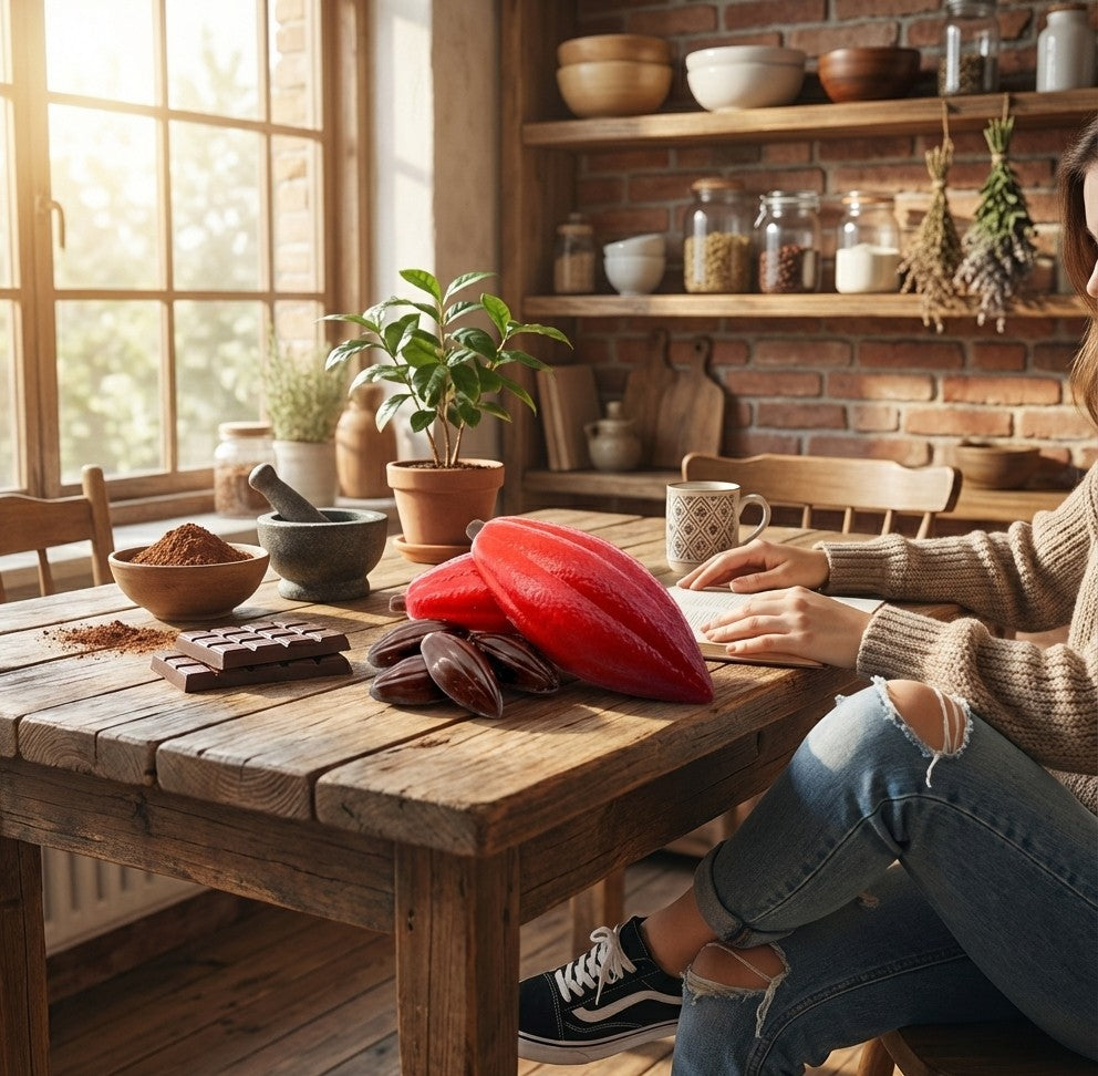 Cialda di cioccolato bianco con praline 100g