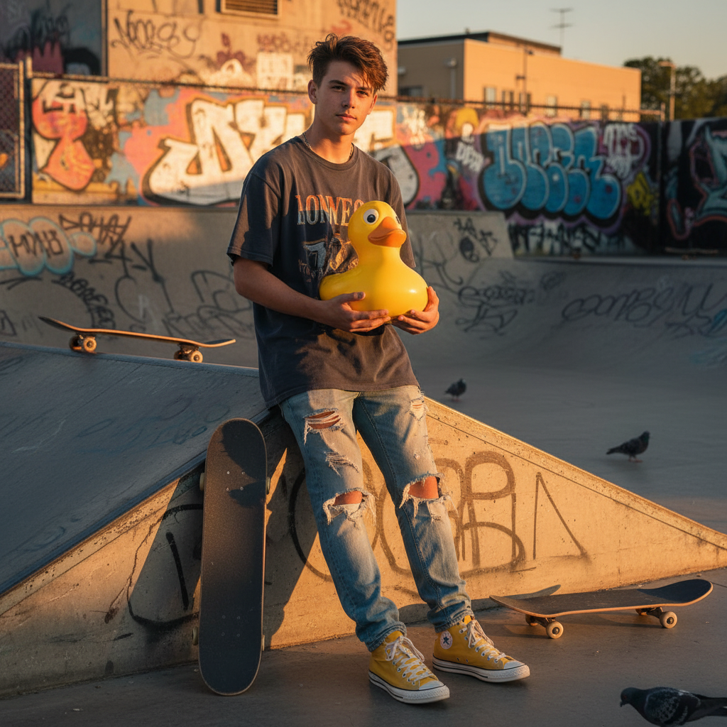 White chocolate yellow duck 420g