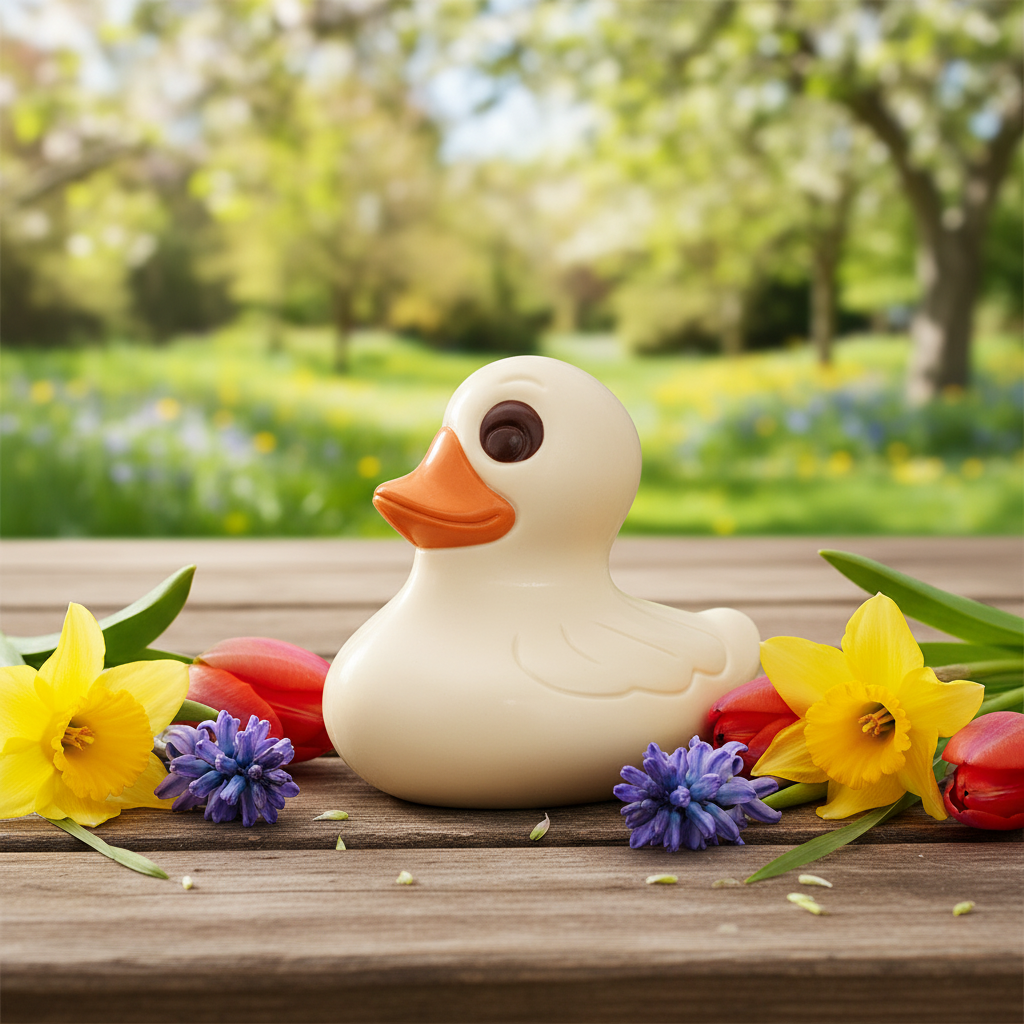 Pato de chocolate blanco 150 g