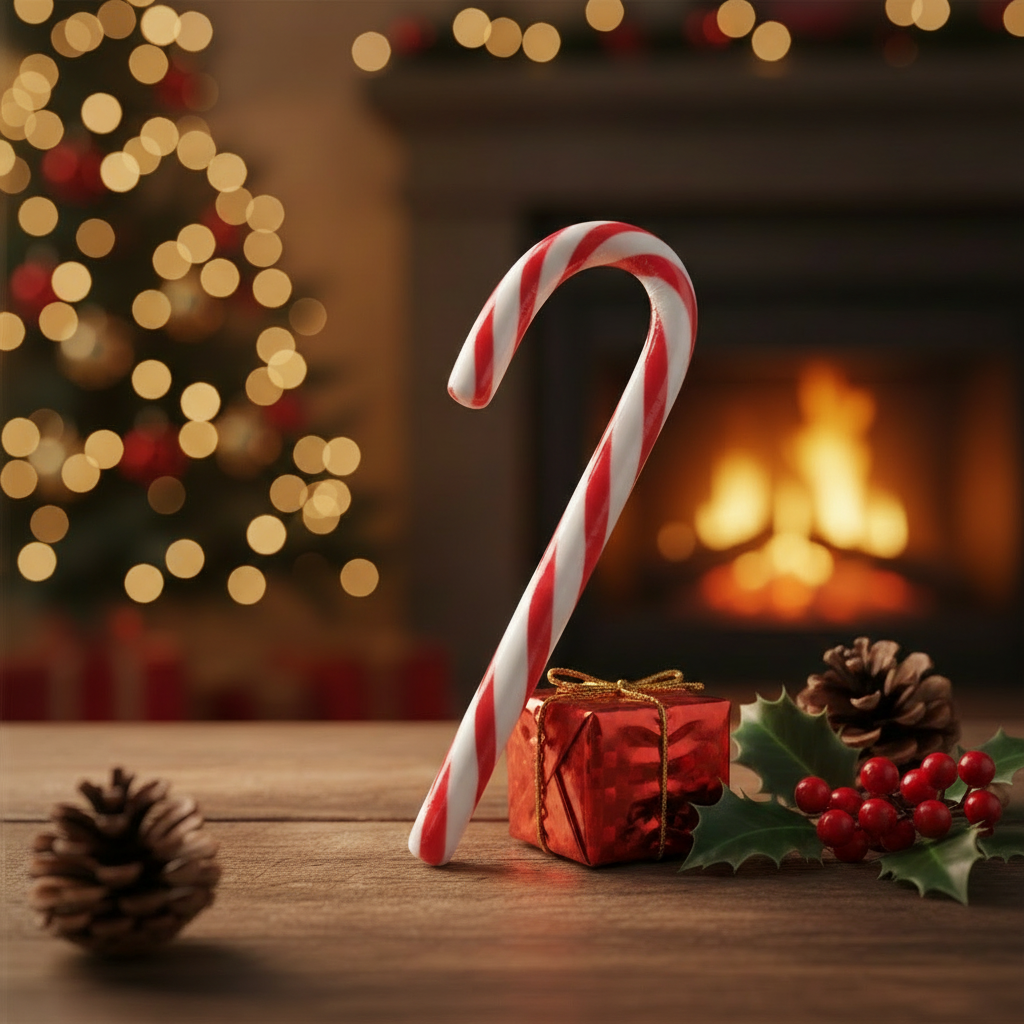 Bastoncini di zucchero natalizi 14g