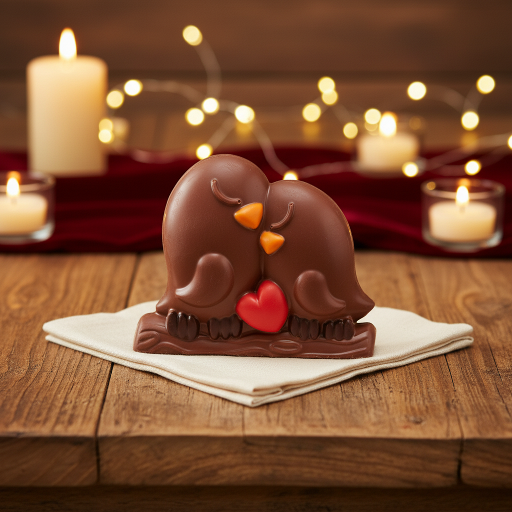 Uccelli innamorati di cioccolato al latte 150 g