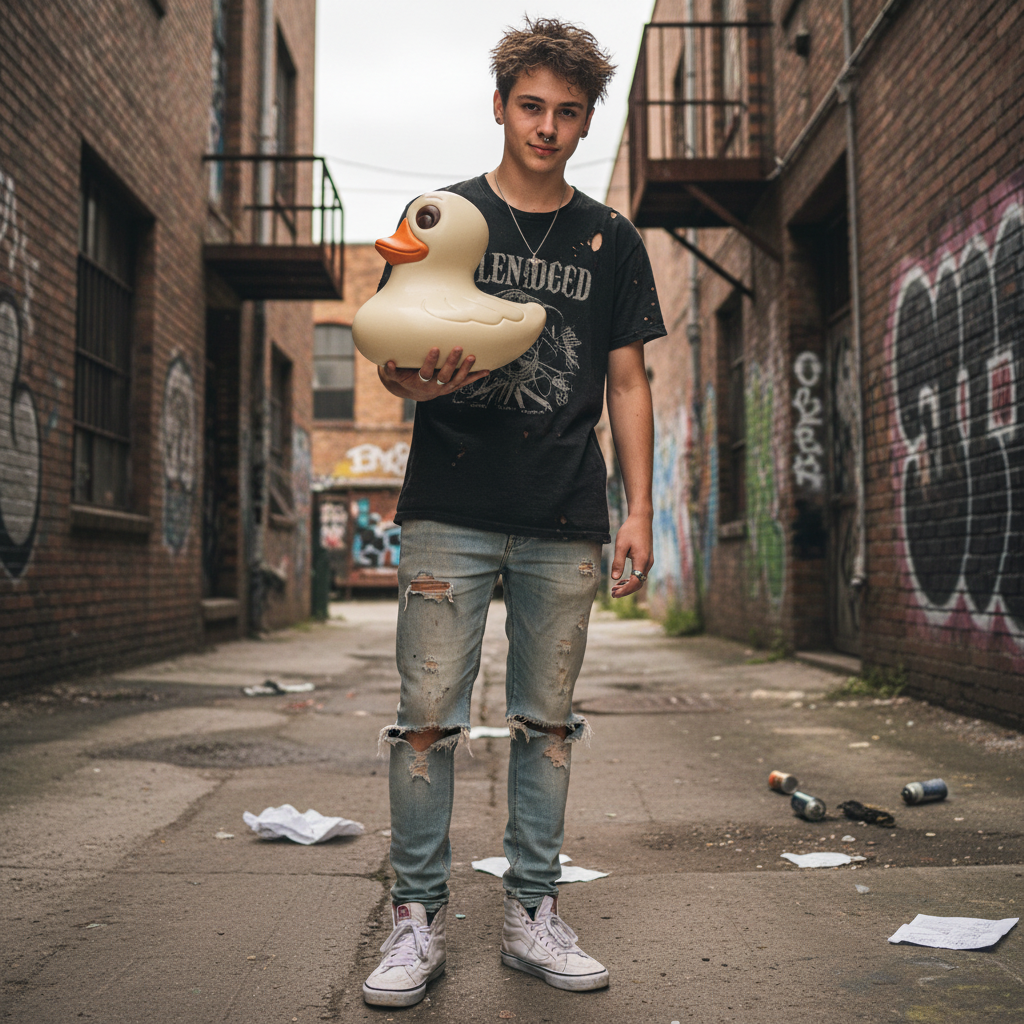 Pato de chocolate blanco 420g