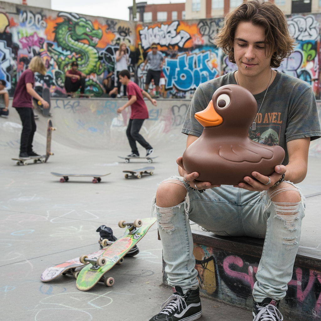 Dark chocolate duck 2.2 Kgs