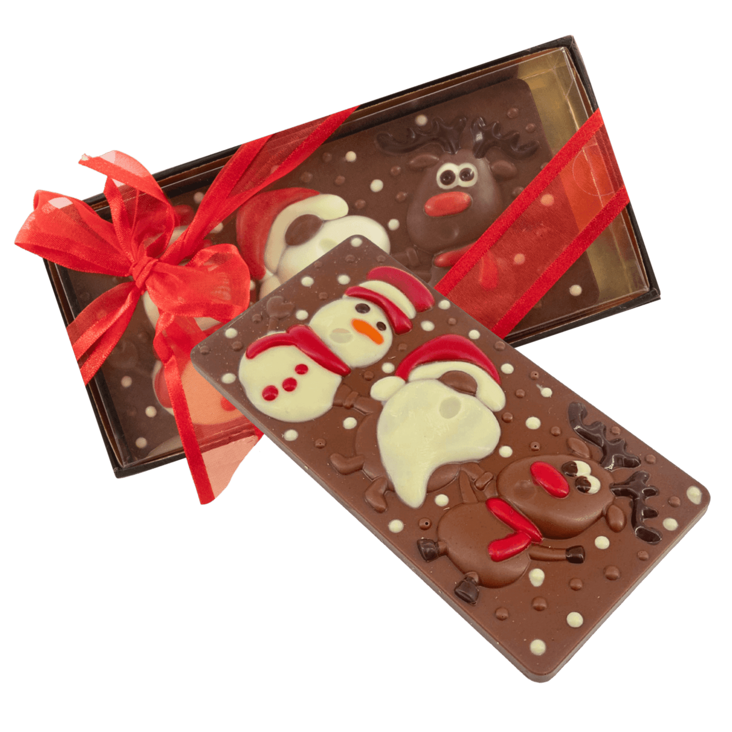 Tavoletta di cioccolato al latte Christmas Friends 100g