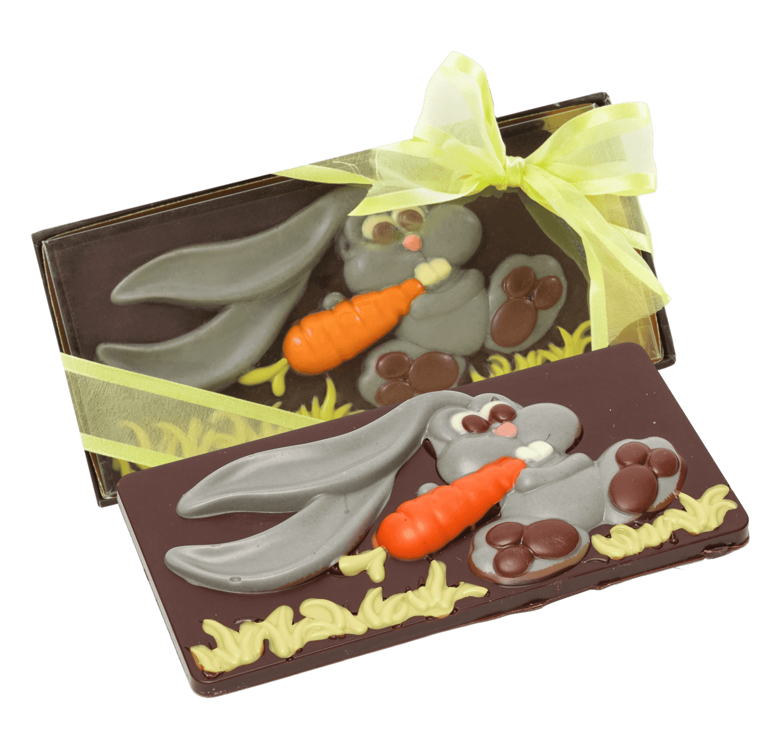 Dark chocolate Easter bunny bar 100g