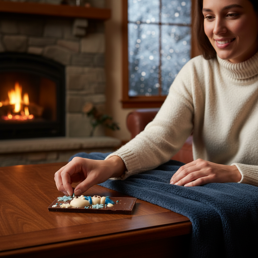 Dark chocolate winter bar 120g