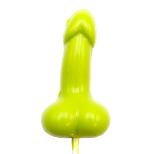 Chocolate blanco juguetón golosina verde claro 30g