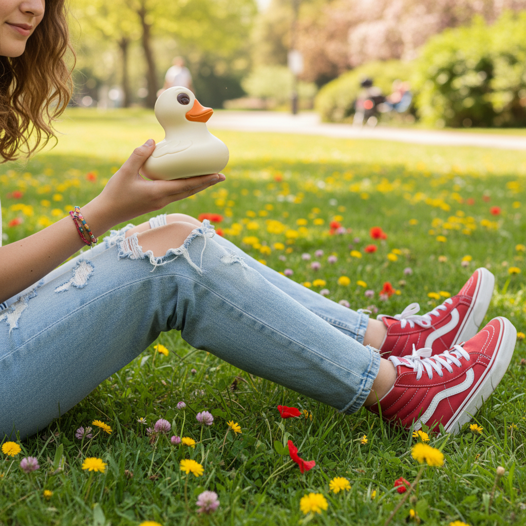 Pato de chocolate blanco 420g