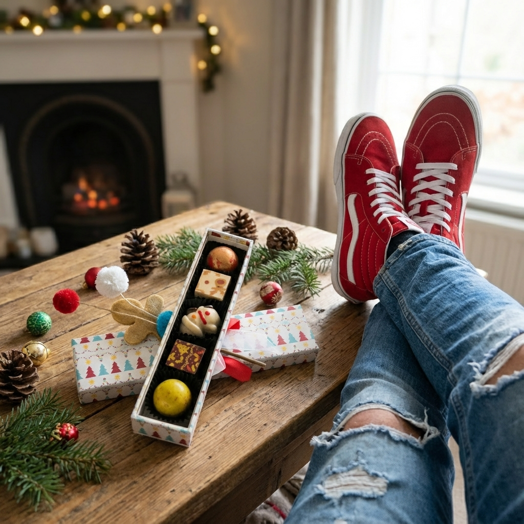 Caja de Navidad mi amigo el oso 5 pralinés 75g