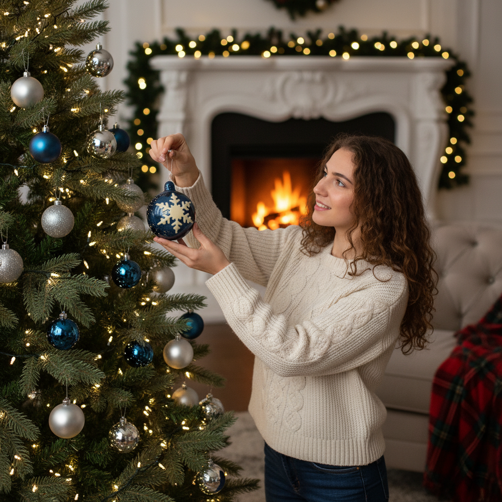 White chocolate festive Christmas bowl 60g
