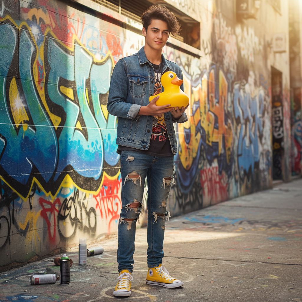 White chocolate yellow duck 420g