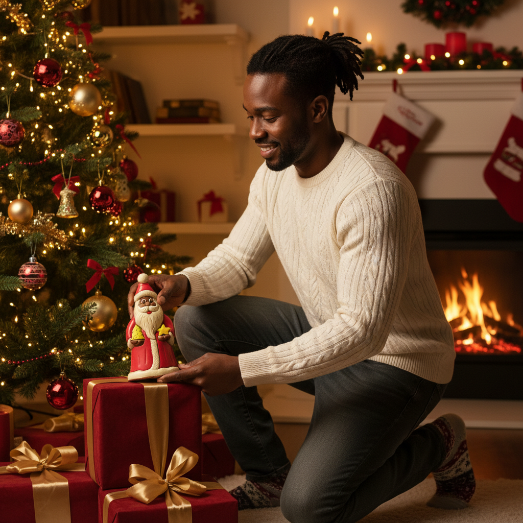 Babbo Natale al latte con regali 200g