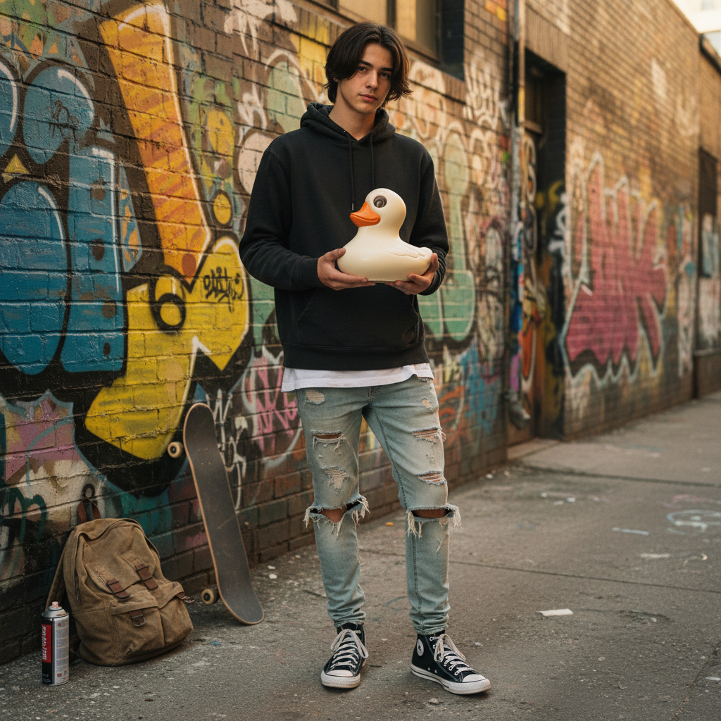 Pato de chocolate blanco 420g