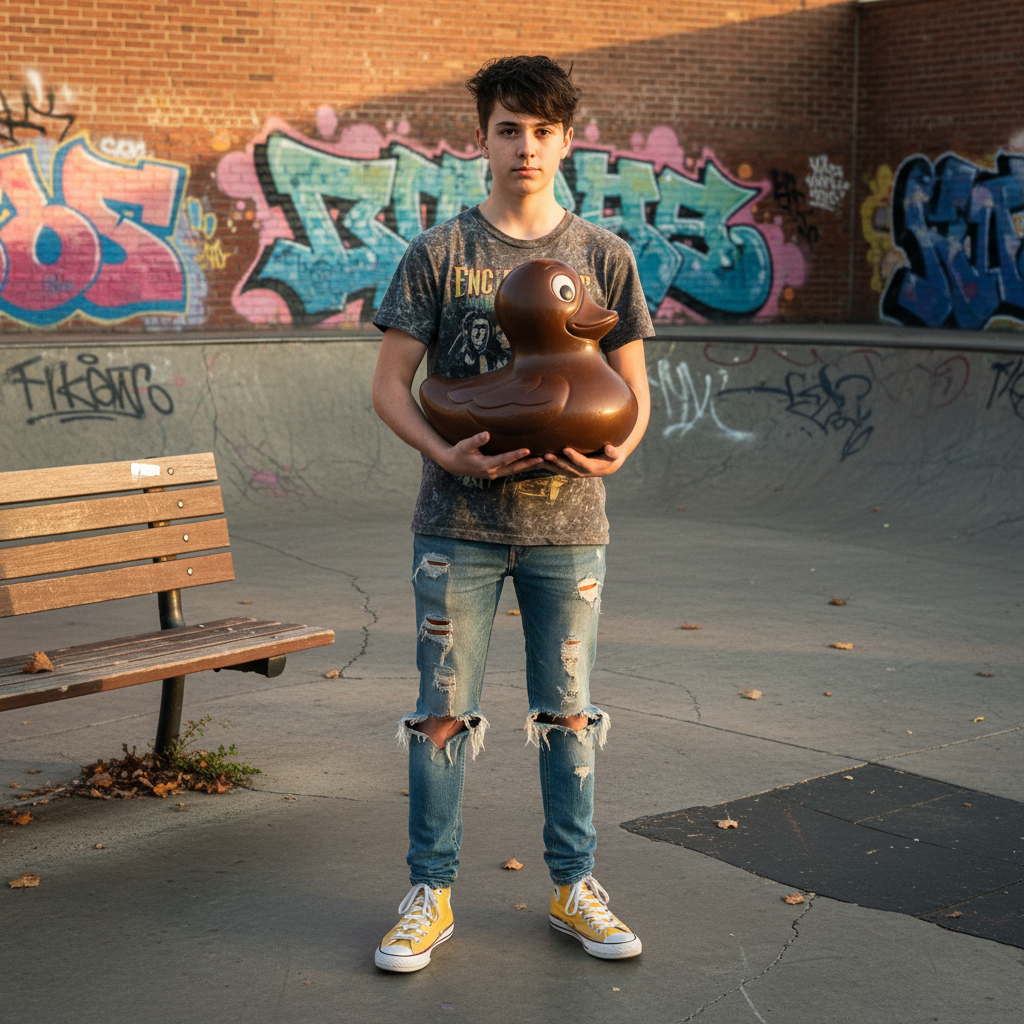 Pato de chocolate con leche 420 g