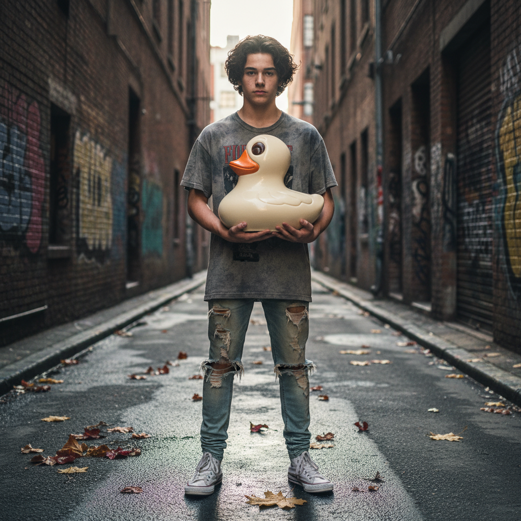 White chocolate duck 420g