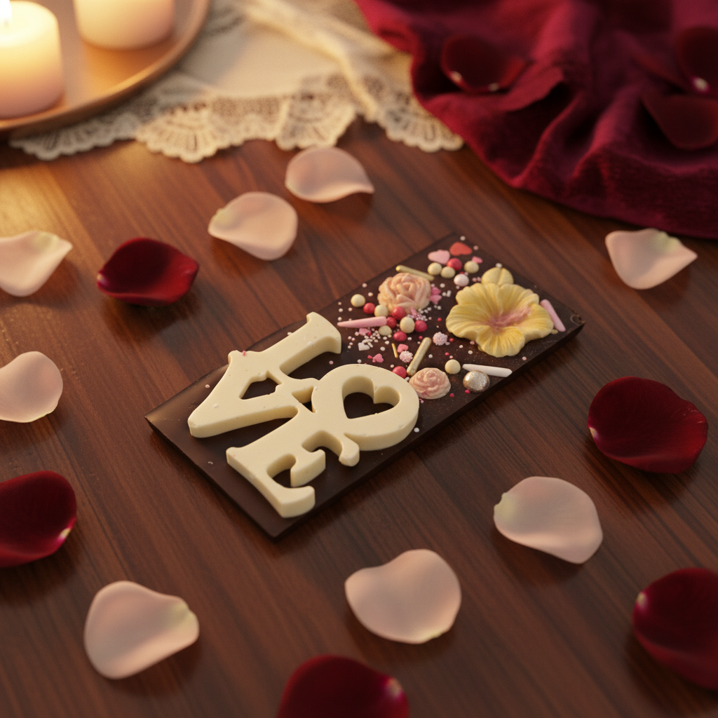 Tavoletta di cioccolato al latte red love 120g