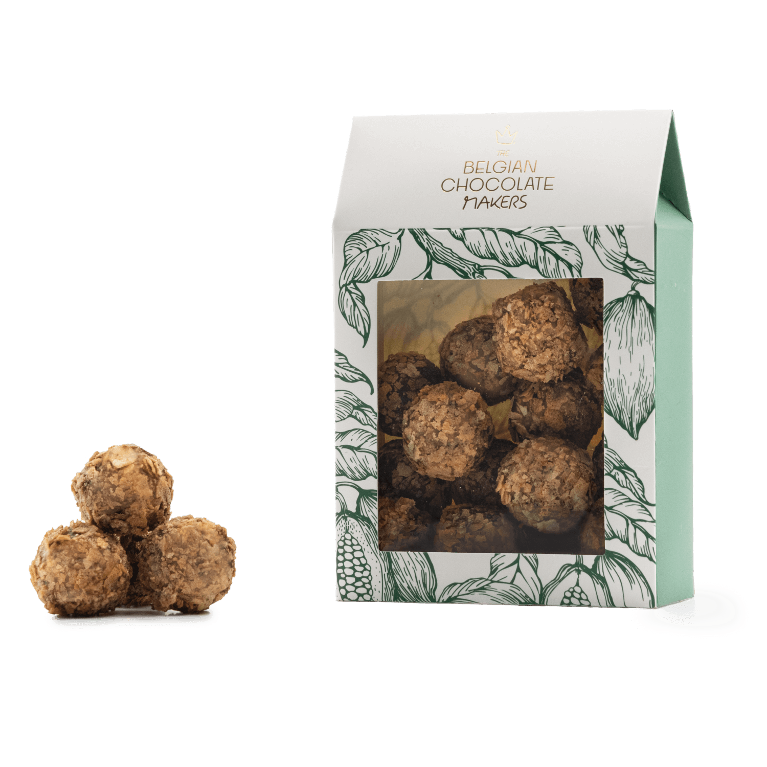 Bolsa de trufas belgas con cobertura de feuilletine 160g