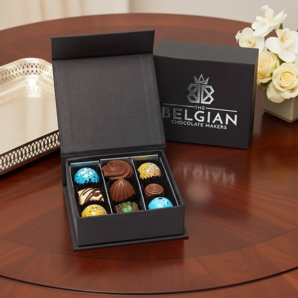 Luxury boxes of Belgian pralines