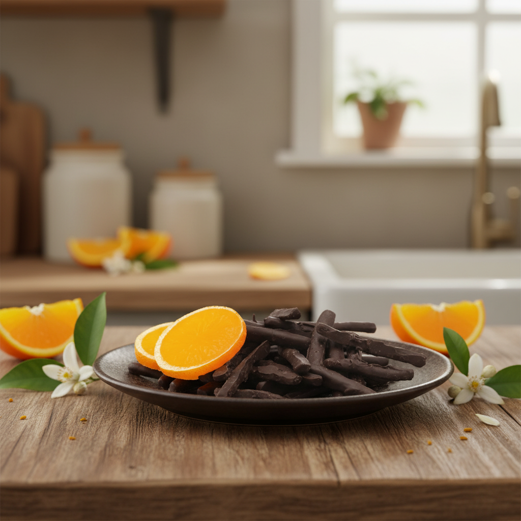 Candied fruits chocolates