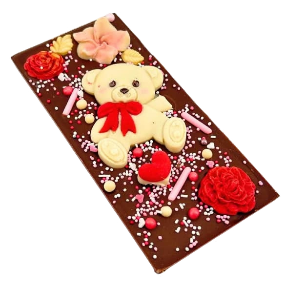 Tavoletta di cioccolato al latte Love Bear 120g
