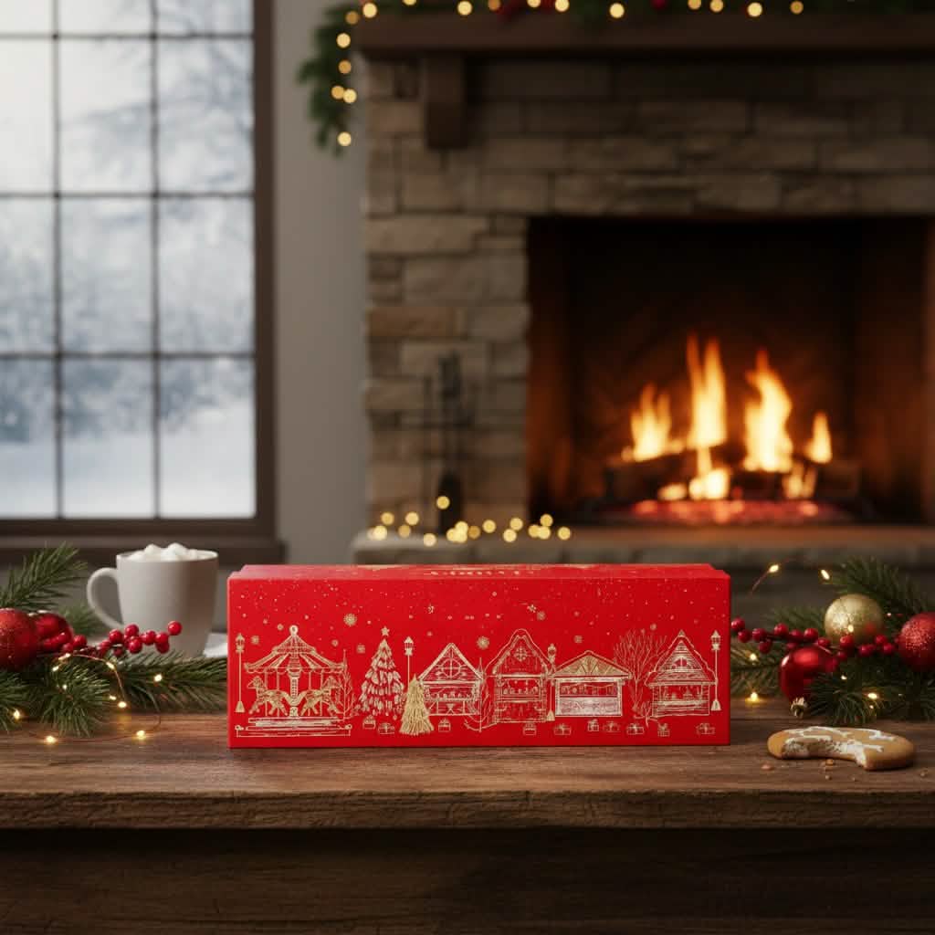 Scatola di Natale 14 praline e tartufi 225g