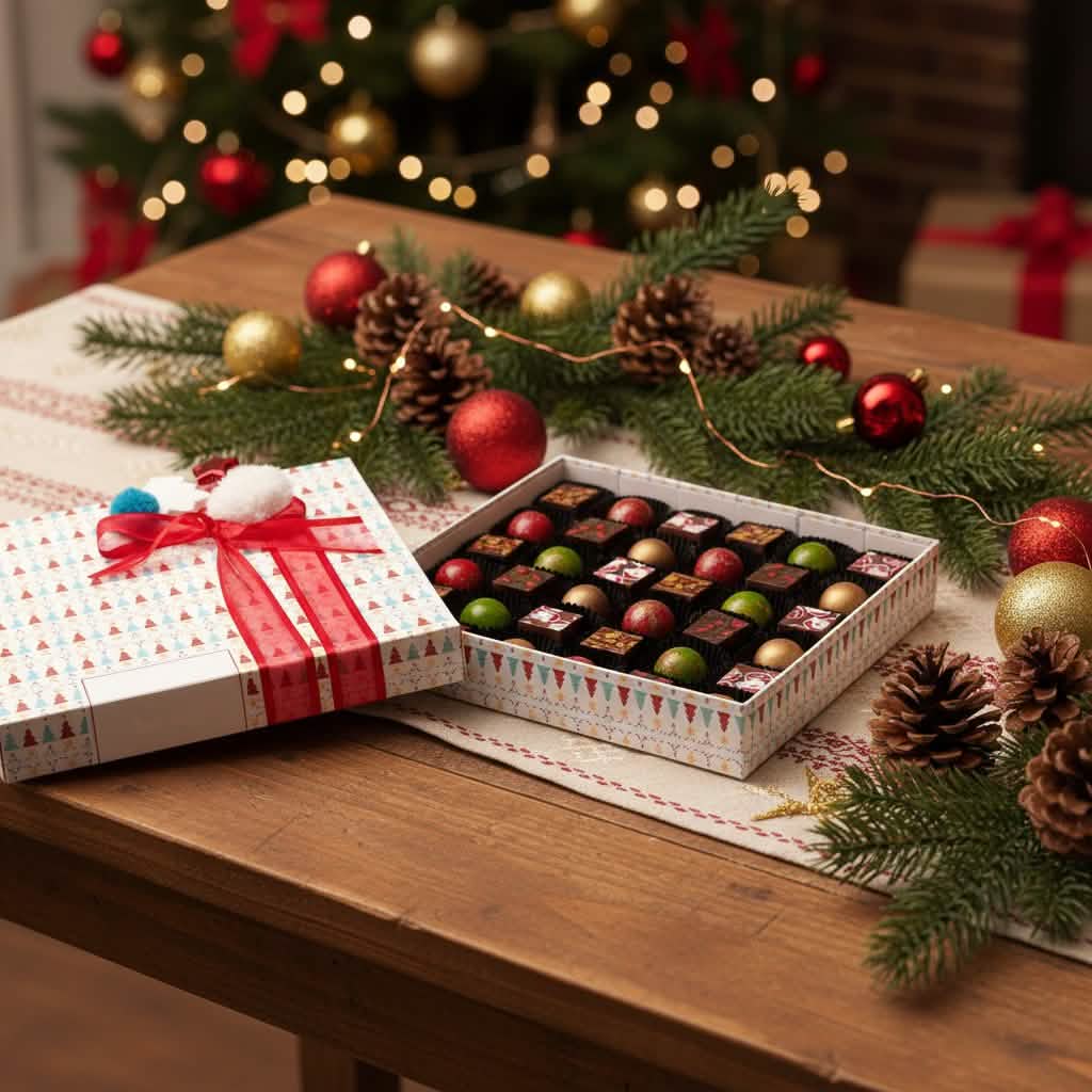 Scatola di Natale Il mio amico orso 40 praline 570g