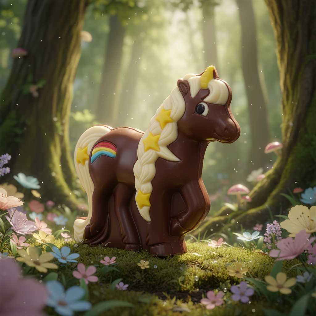 Unicornio de chocolate negro 90 g