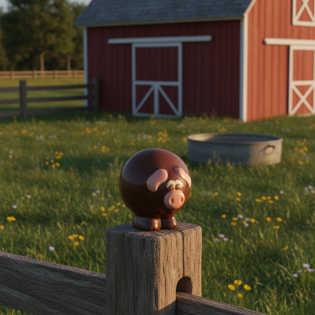 Cerdo de chocolate negro 130 g