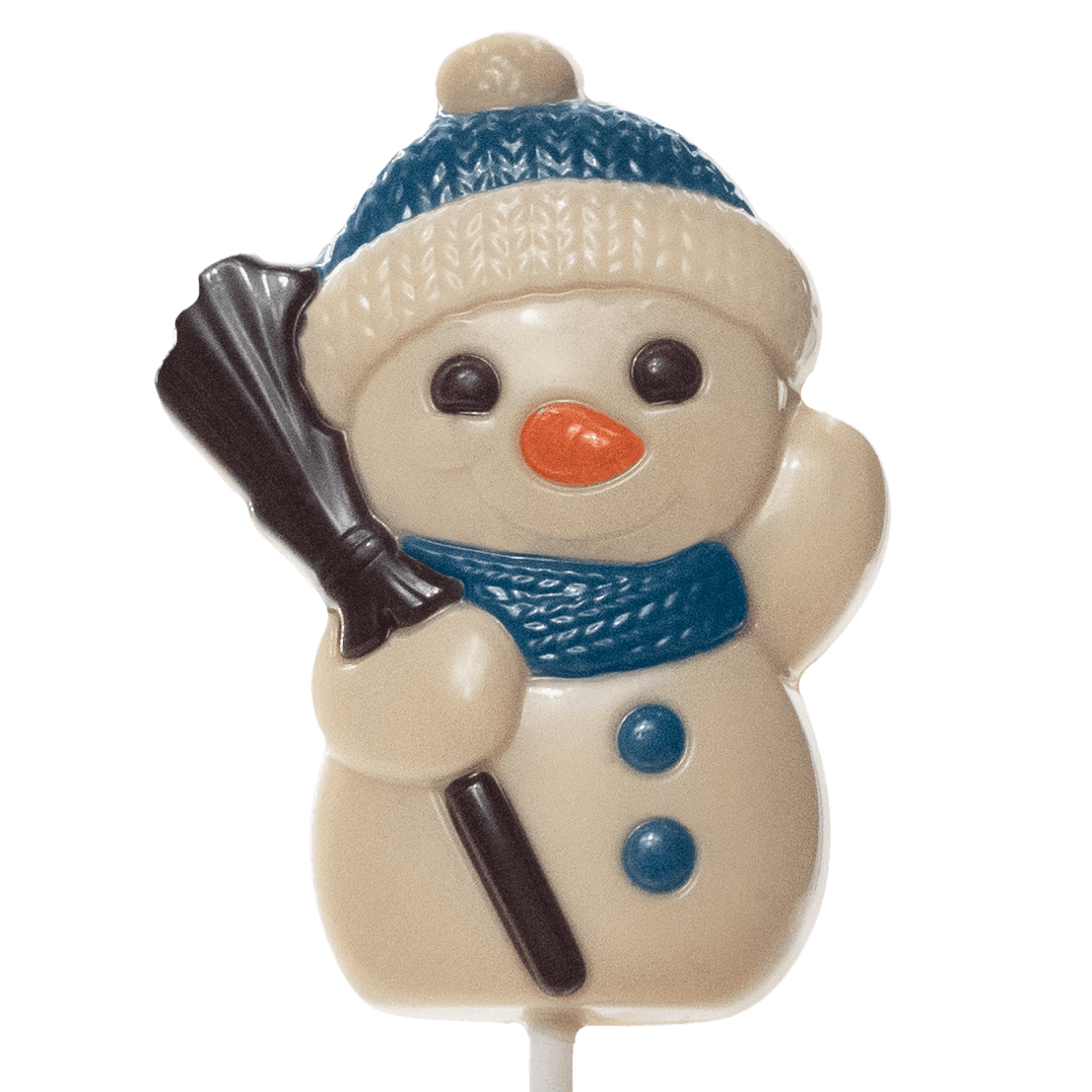 White chocolate snowman lollipop 25g