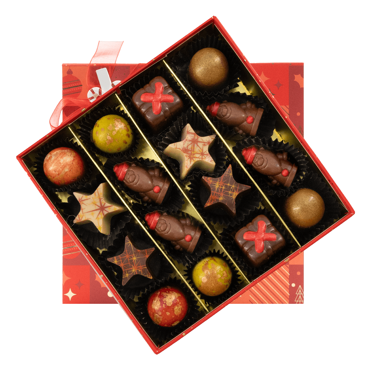Noël 16 pralines boîte ho-ho-ho 240g