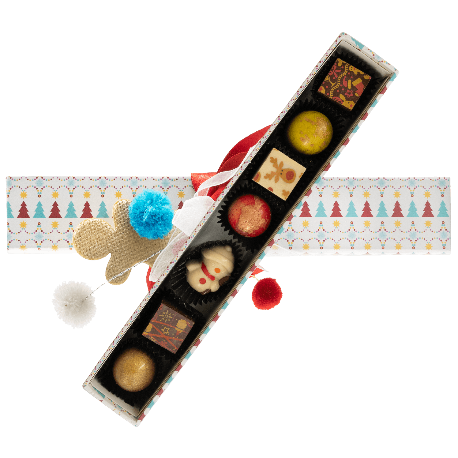 Boîte de Noël mon ami l'ours 7 pralines 105g