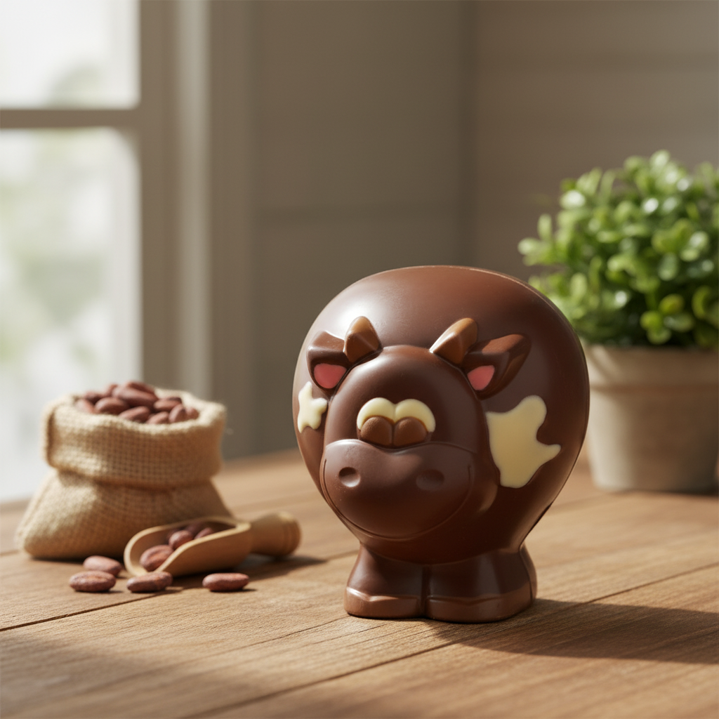 Vaca de chocolate negro 130 g